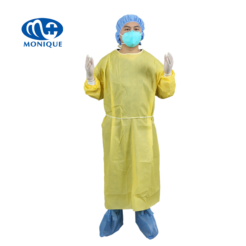 Áo choàng cách ly y tế dùng một lần